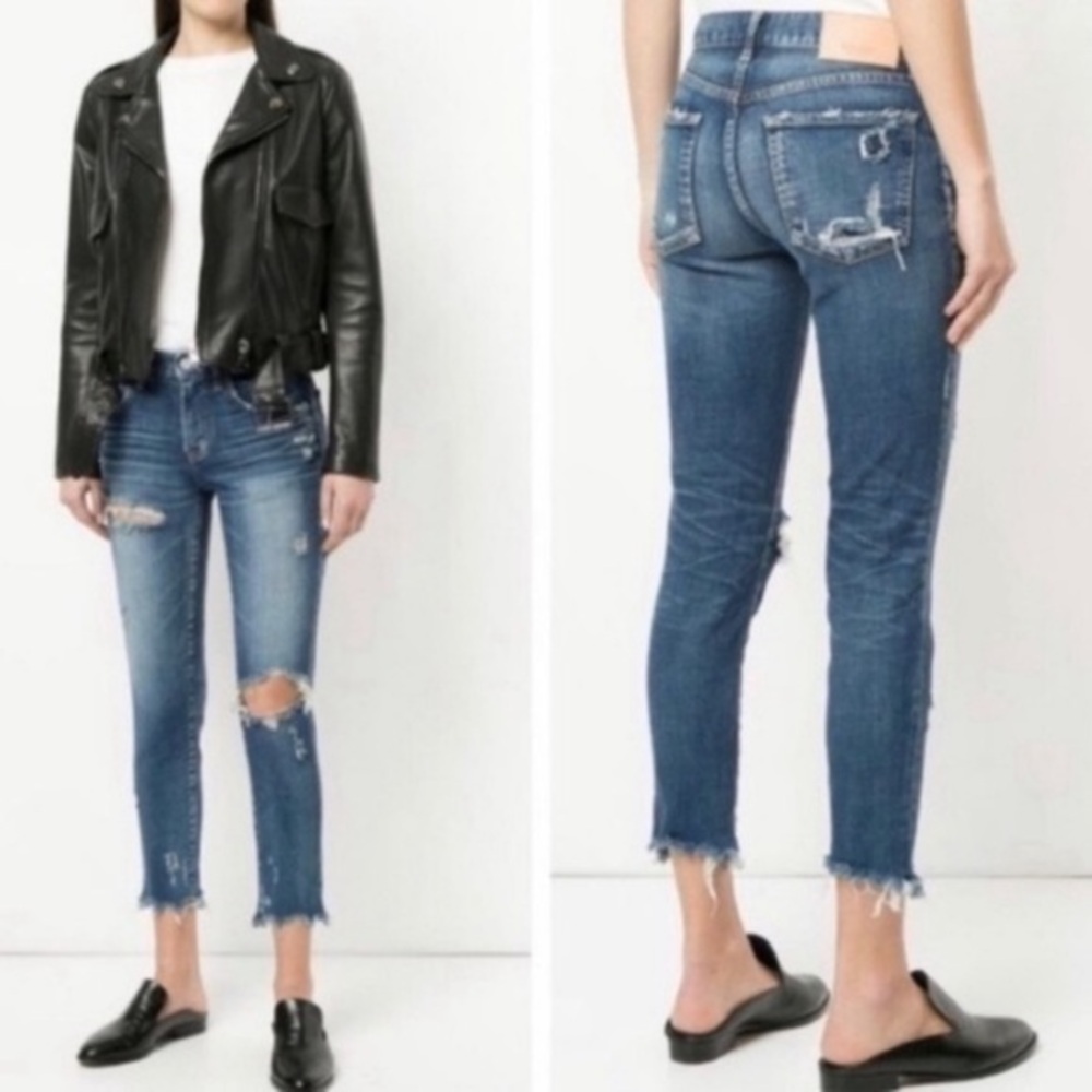✅ Moussy Vintage Jeans Isko Distressed Skinny